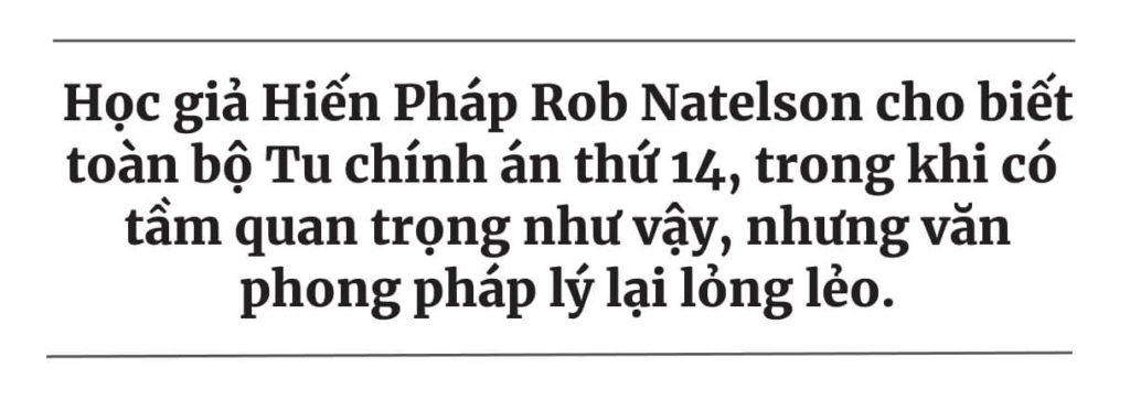 ‘Quả bom chưa nổ’ trong Hiến Pháp đang đe dọa cuộc bầu cử năm 2024