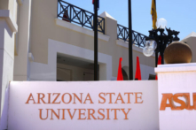 Quang cảnh khuôn viên của Đại học Tiểu bang Arizona (ASU), một trường đại học nghiên cứu công lập ở Phoenix, Arizona. (Ảnh: Shutterstock)