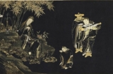 Tập họa về các vị La Hán: Đồng tử hành lễ trước Đại Sĩ Quán  m. Bảo tàng Cố Cung Đài Bắc, Đài Loan cung cấp. (Ảnh: Tài sản công)