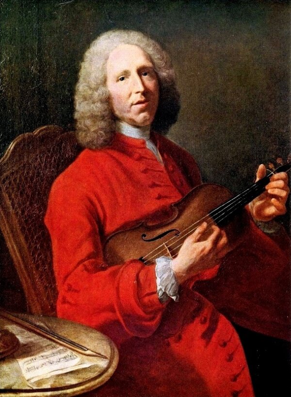 Chân dung nhà soạn nhạc Jean-Philippe Rameau, năm 1728, của họa sỹ Jacques Aved. (Ảnh: Tư liệu công cộng)