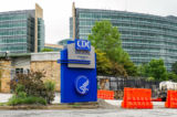 Trụ sở Trung tâm Kiểm soát và Phòng ngừa Dịch bệnh (CDC) tại Atlanta, Georgia, vào ngày 23/4/2020. (Ảnh:Tami Chappell / AFP qua Getty Images)