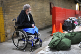 Cựu chiến binh Doug Cohen tham dự một sự kiện Stand Down được tổ chức nhằm giúp các cựu chiến binh vô gia cư hoặc không có nhà ở ổn định, ở Chicago, ngày 16/06/2023. (Ảnh: Scott Olson/Getty Images)