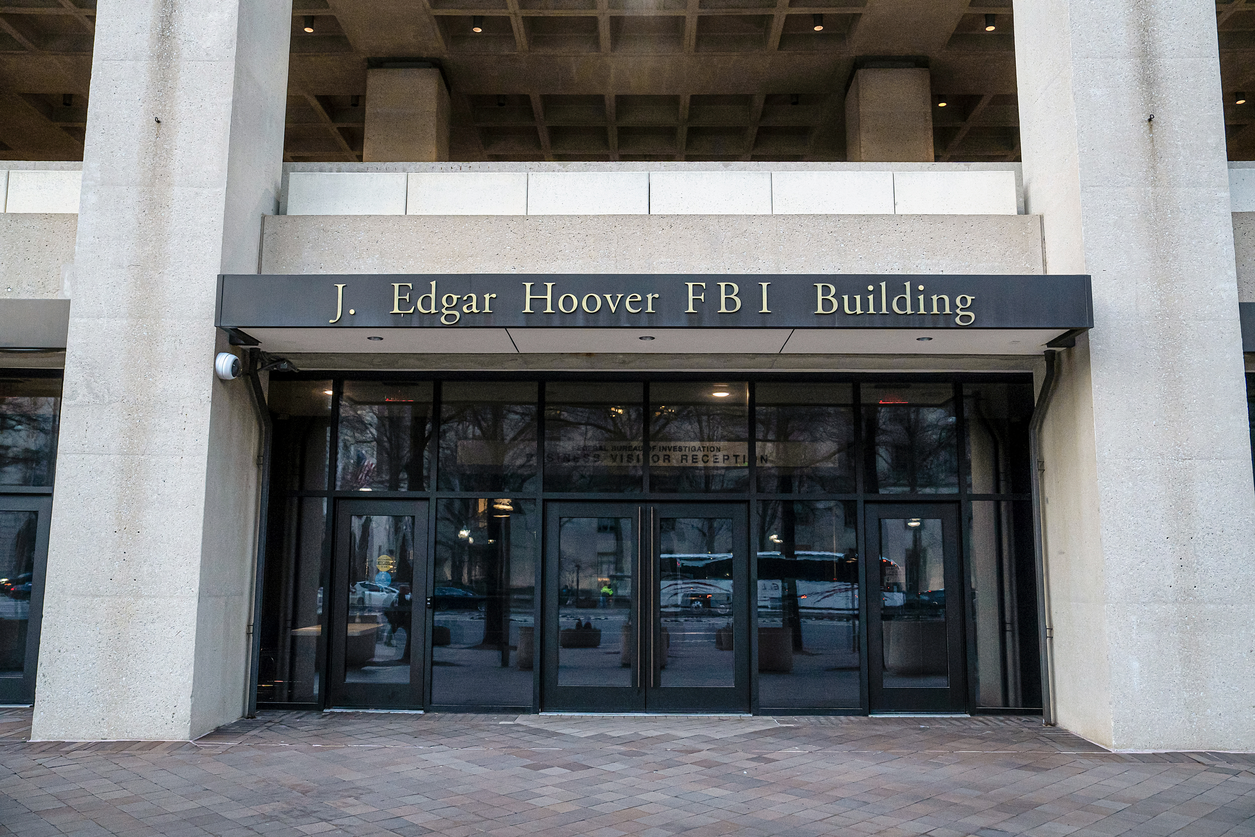 Trụ sở FBI tại Hoa Thịnh Đốn hôm 15/02/2024. (Ảnh: Madalina Vasiliu/The Epoch Times)