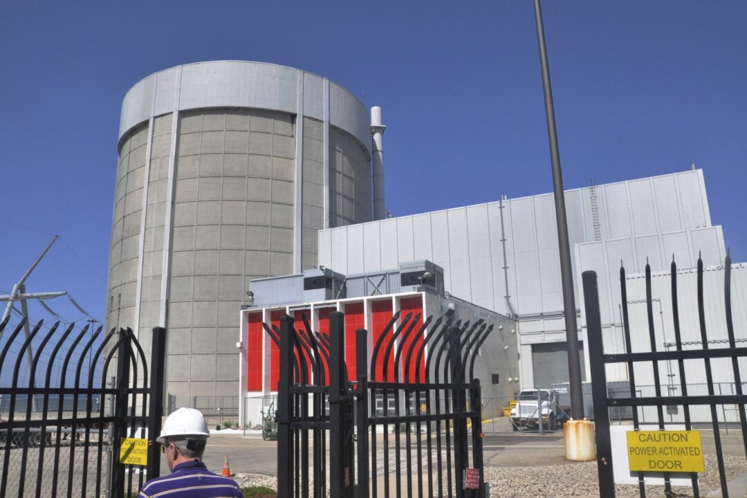 Trạm phát điện hạt nhân Palisades ở Covert, Michigan, vào ngày 24/06/2010. (Ảnh: John Madill/The Herald-Palladi qua AP)