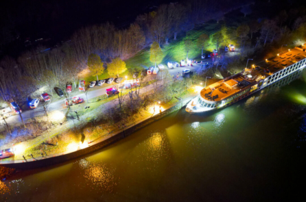 Du thuyền Bulgaria đụng vào bức tường trên sông Danube ở Áo, khiến 11 người bị thương