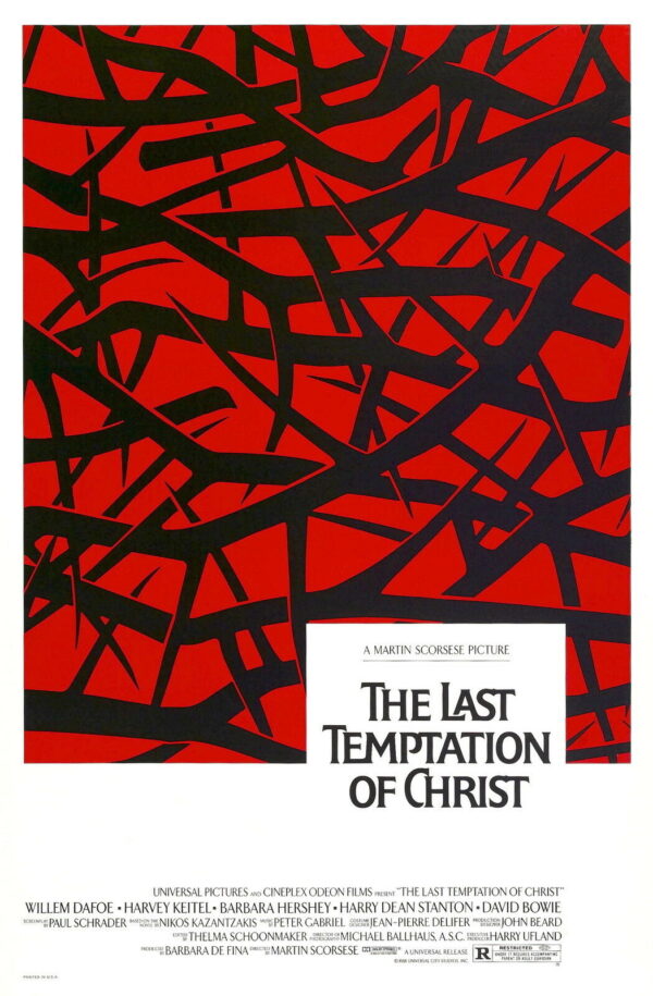 Bích chương quảng cáo cho phim “Last Temptation of Christ” (Cám dỗ cuối cùng của Đấng Christ). (Ảnh: Universal Pictures)