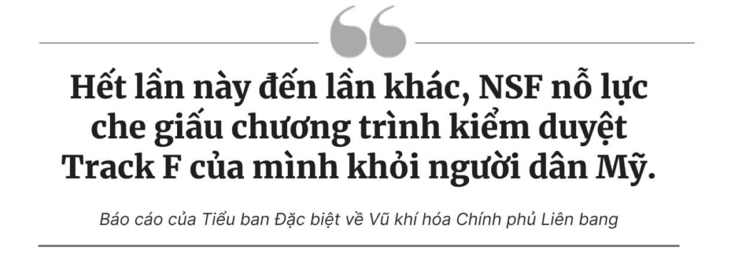 Báo cáo: Cách chính phủ sử dụng ‘Track F’ để tài trợ cho các công cụ kiểm duyệt