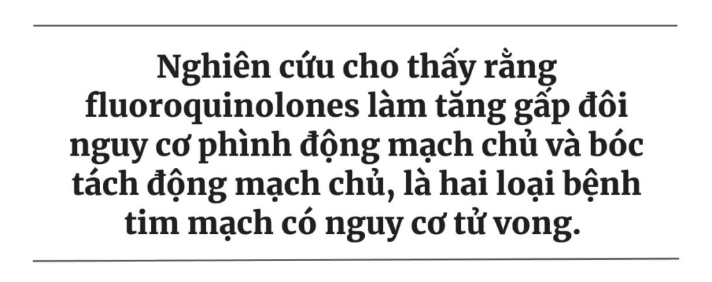 Cảnh báo về Fluoroquinolone: Kháng sinh phổ biến với các tác dụng phụ nghiêm trọng không thể phục hồi