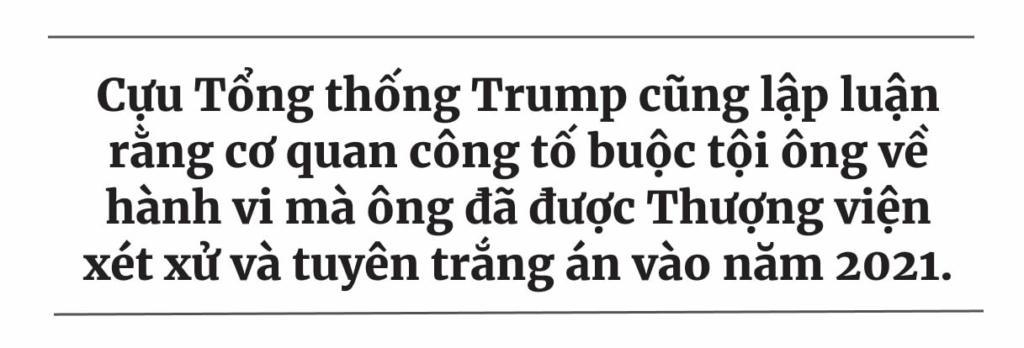 5 câu hỏi chính dành cho Tối cao Pháp viện trong kháng cáo về quyền miễn trừ của cựu TT Trump