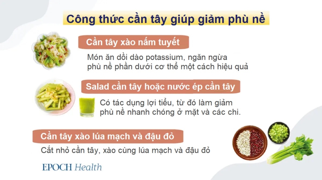 Sáu lợi ích sức khỏe chính của cần tây, 4 kiểu người nên tránh