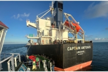 Tàu biển chở 68,000 tấn lương thực mắc cạn ở Vũng Tàu