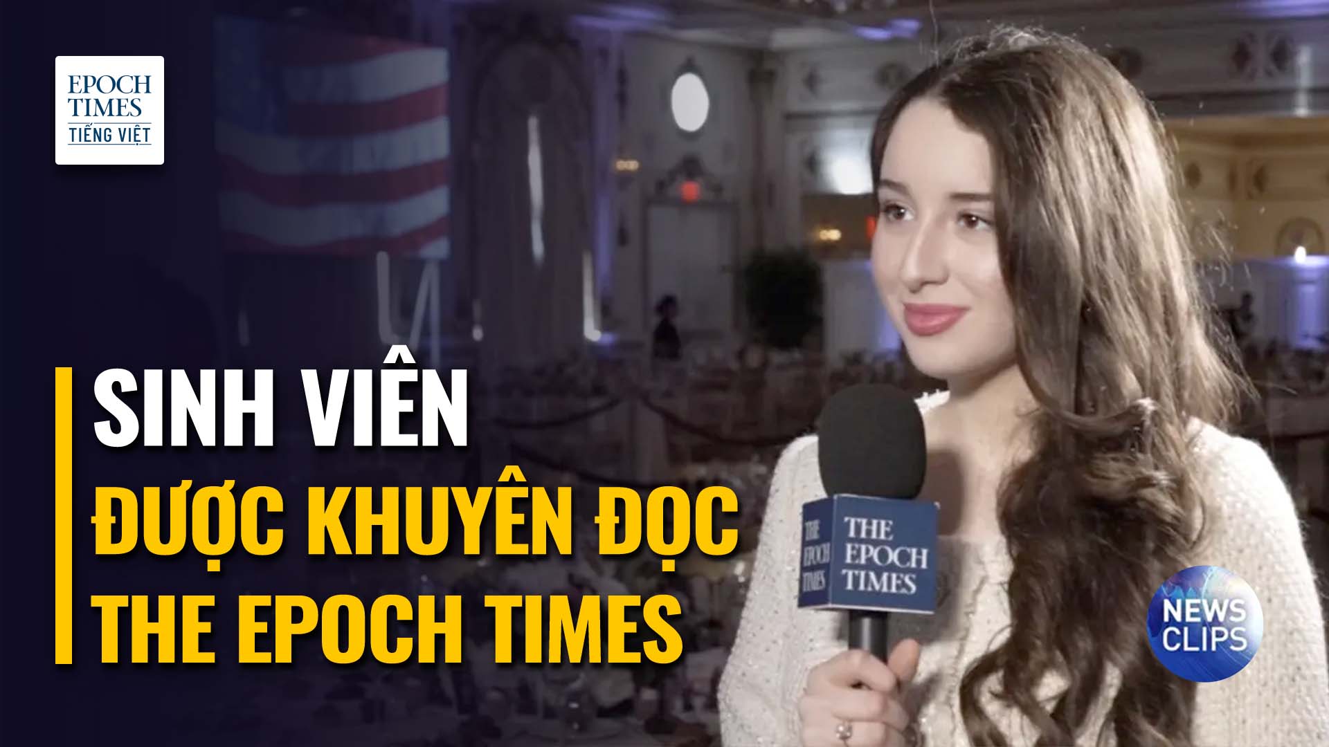 Sinh viên được khuyên đọc The Epoch Times: ‘Thật tốt khi khuyến khích sinh viên tham gia’