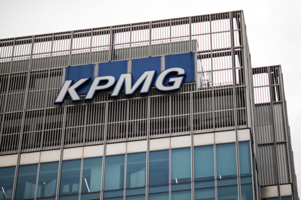 Các văn phòng của KPMG tại Canary Wharf ở London, Anh, hôm 02/10/2018. (Jack Taylor/Getty Images)