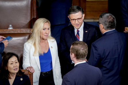 Dân biểu Marjorie Taylor Greene: Đề nghị truất phế chủ tịch Hạ viện Johnson ‘sắp được đưa ra’