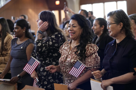 Hơn một nửa số người sinh ra ở ngoại quốc tại Hoa Kỳ sinh sống ở chỉ 4 tiểu bang và một nửa là công dân nhập tịch