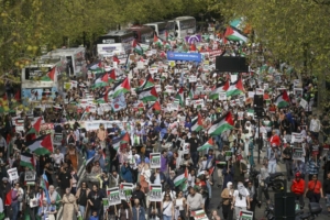 Cuộc tuần hành ủng hộ người Palestine hôm thứ Bảy (27/04) dự kiến có ‘hàng trăm ngàn người’ tham gia