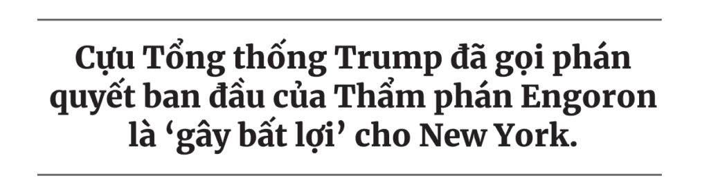 Giới kinh doanh ở New York âm thầm lo lắng về hậu quả của phán quyết đối với cựu Tổng thống Trump