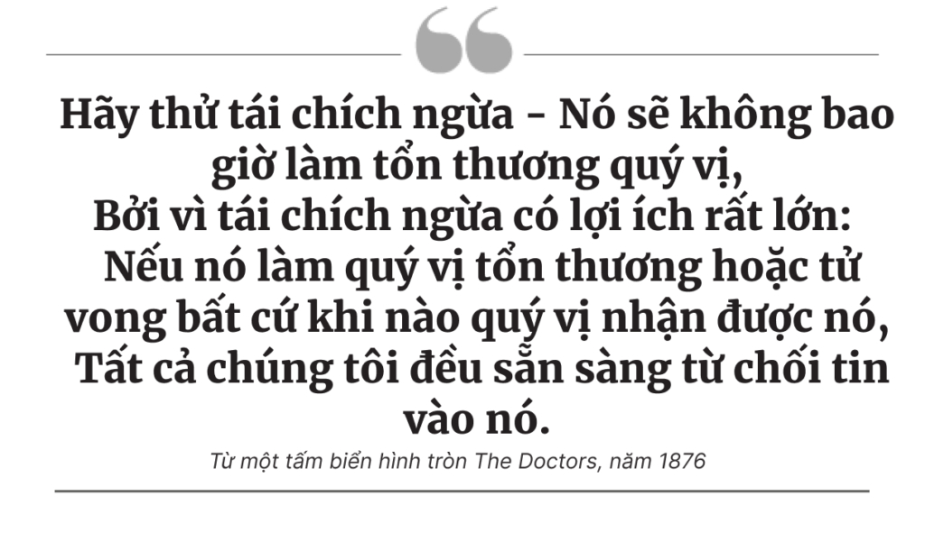 Tổn thương và tử vong liên quan đến các vaccine đầu tiên