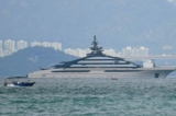 Siêu du thuyền Nord neo đậu ở vùng biển Hồng Kông vào ngày 07/10/2022, được cho là của ông Alexey Mordashov, một đồng minh của Tổng thống Nga Vladimir Putin đồng thời là nhà tài phiệt giàu thứ ba nước Nga. (Ảnh: Big Mack/The Epoch Times)