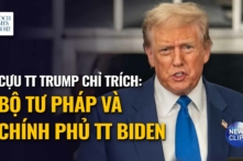 Cựu TT Trump chỉ trích Bộ Tư pháp và Chính phủ TT Biden: ‘Họ săn lùng và hủy hoại người dân’