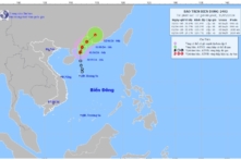 Bão số 1 mạnh cấp 8, giật cấp 10 trên biển Đông