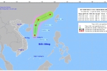 Áp thấp nhiệt đới giật cấp 8 trên Biển Đông, mùa bão năm 2024 bắt đầu