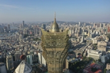 Toàn cảnh Macau nhìn từ trên cao. (Ảnh: Peter PARK/AFP)