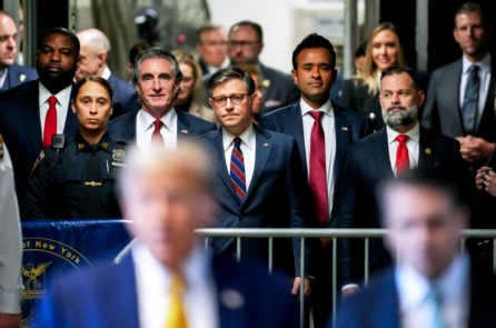 Đồng minh của cựu TT Trump đồng loạt lên tiếng ủng hộ tại phiên tòa ở New York