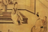Trương Xương Bồ thông thạo thi thư, dạy con trai Chung Hội đọc rất nhiều kinh sách. Dưới sự giáo dục của mẹ, Chung Hội từ nhỏ đã ăn mặc giản dị, tự tay lo liệu việc nhà, biết sống cần kiệm. Hình ảnh một phần bức tranh “Hiền mẫu đồ” của Khang Đào thời Thanh. (Ảnh: Tài sản công)