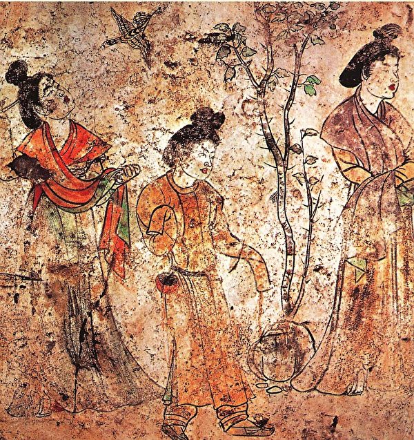 Sở Thành Vương muốn thay đổi thái tử tạo thành họa sát thân cho chính mình. Hình ảnh bích họa tại mộ thất của thái tử Lý Hiên. (Ảnh: Pixabay)