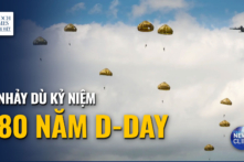 Lính nhảy dù tái hiện chiến dịch đổ bộ Normandy lịch sử để kỷ niệm 80 năm D-Day