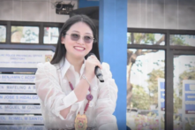 Hình ảnh bà Alice Guo, thị trưởng thành phố Bamban, Philippines. (Ảnh chụp màn hình từ video của NTD)
