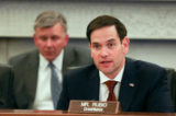 Thượng nghị sỹ Marco Rubio (Cộng Hòa-Florida), Chủ tịch Ủy ban Doanh nghiệp Nhỏ và Tinh thần Khởi nghiệp, lên tiếng tại phiên điều trần ở Hoa Thịnh Đốn vào ngày 27/02/2019. (Ảnh: Jennifer Zeng/The Epoch Times)