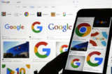 Logo của Google hiển thị khi được tìm kiếm trên Google ở ​​New York vào ngày 11/09/2023. (Ảnh: Richard Drew/AP Photo)