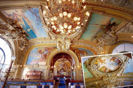 Nhà hàng Le Train Bleu 124 năm tuổi: Lộng lẫy như một toa tàu sang trọng giữa lòng Paris