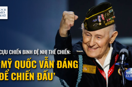 Cựu chiến binh Đệ nhị Thế chiến tại Hội nghị Đảng Cộng Hòa: ‘Mỹ quốc vẫn đáng để chiến đấu’