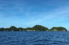 Toàn cảnh quần đảo Rock của quốc đảo Palau ở Thái Bình Dương vào ngày 15/02/2018. (Ảnh: Mikhail Flores/AFP qua Getty Images)