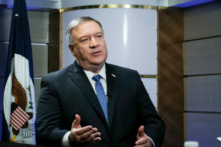 Ngoại trưởng đương thời Mike Pompeo tại Bộ Ngoại giao ở Hoa Thịnh Đốn vào ngày 04/01/2021. (Ảnh: Charlotte Cuthbertson/The Epoch Times)