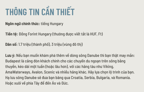 24 giờ ghé thăm Budapest