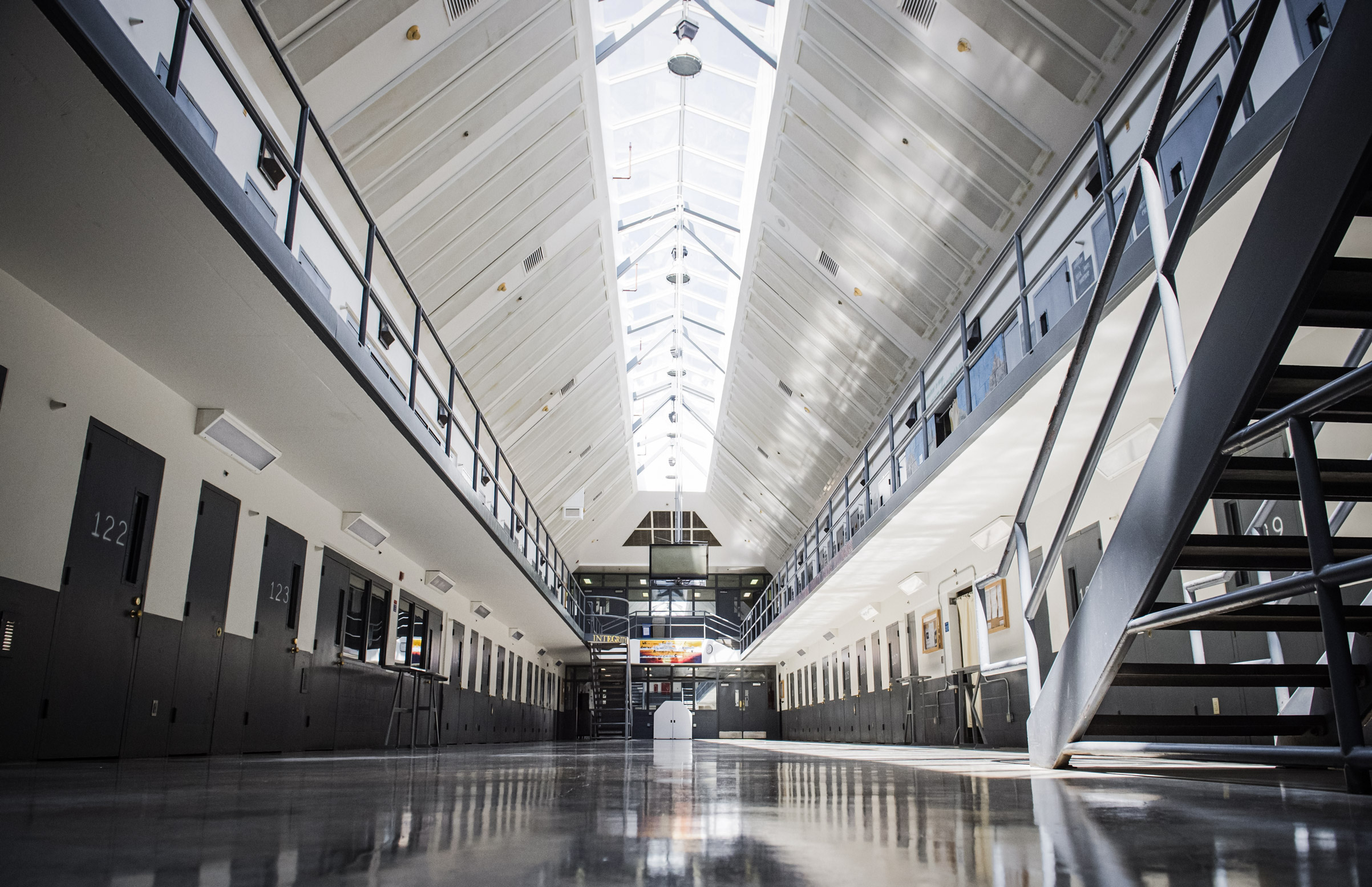 Một khu nhà tù tại Trại Cải huấn Liên bang El Reno ở El Reno, Oklahoma, vào ngày 16/07/2015. (Ảnh: Saul Loeb/AFP qua Getty Images)
